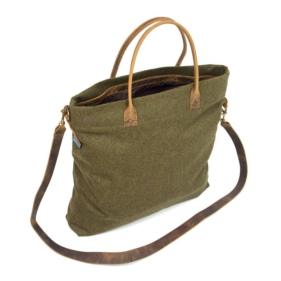 Loden-Shopper "Geißhorn", Moosgrün