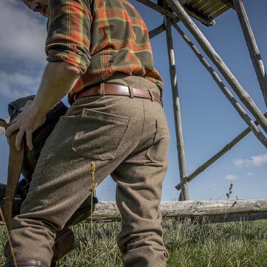 Lodenhose Detail hinten Detailbild Lodenhose