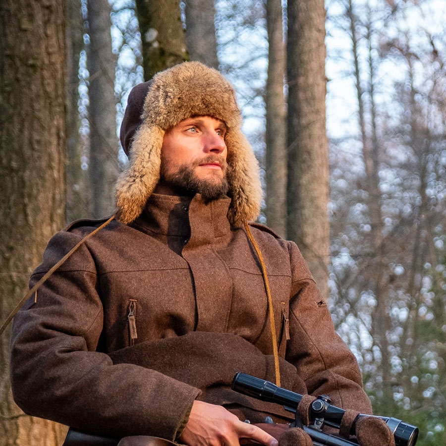 Fellmütze Damen Herren Winter - Fliegermütze Mit Ohrenklappen, Unisex