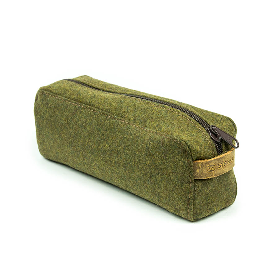 Loden-Etui "Krämerling", Moosgrün