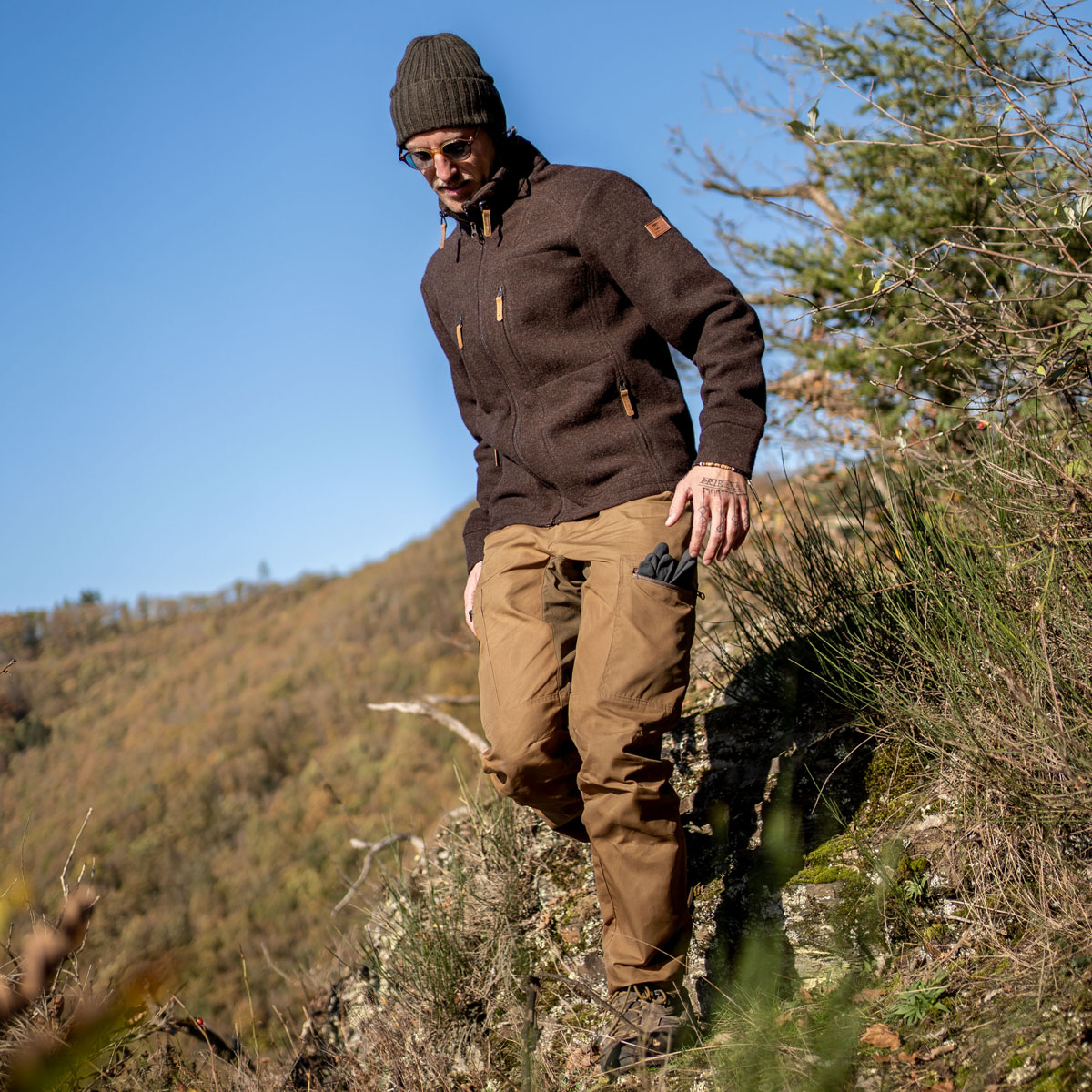 Kragenhuber Lodenfleecejacke