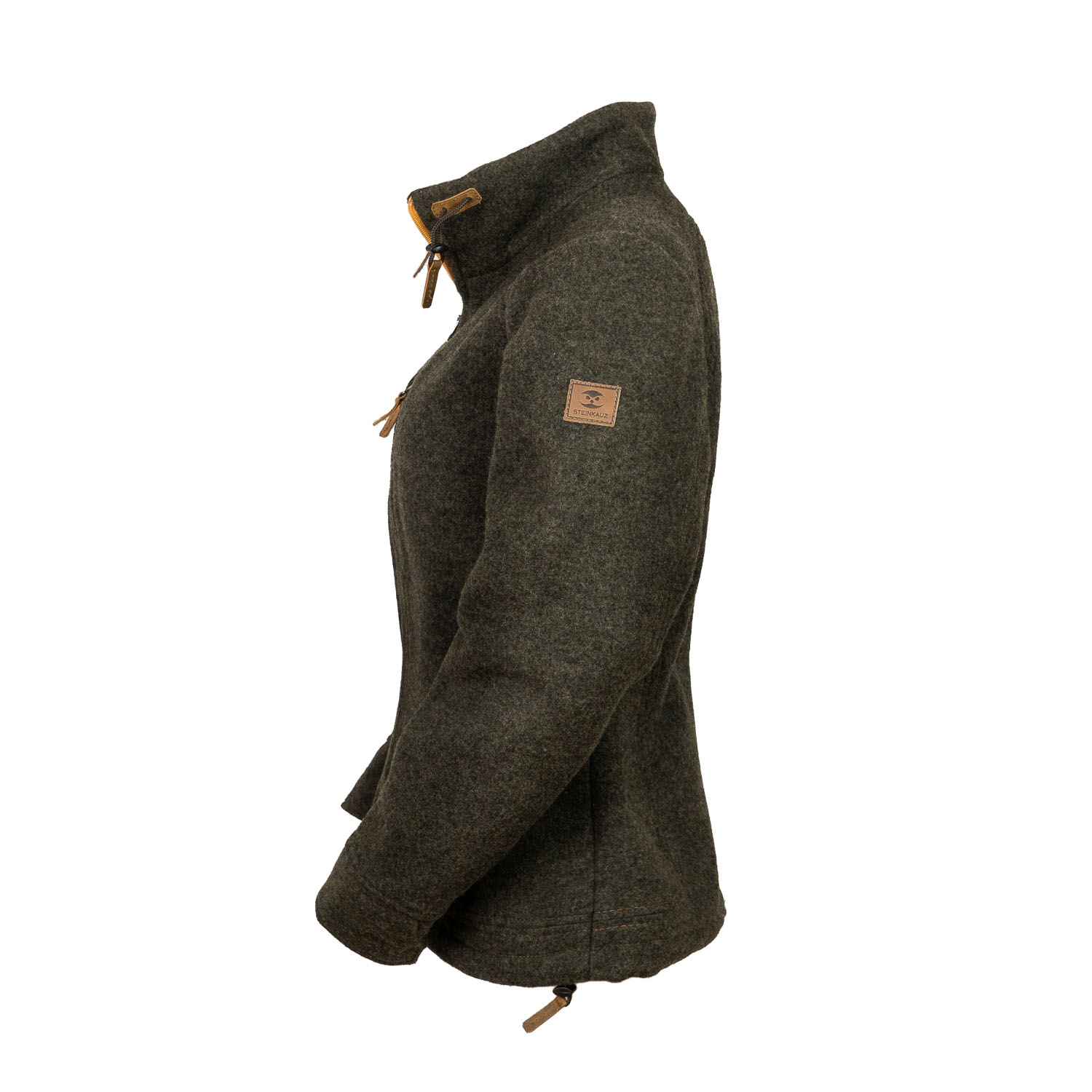 graue Lodenjacke für Damen graue Lodenjacke aus Schurwolle für Frauen