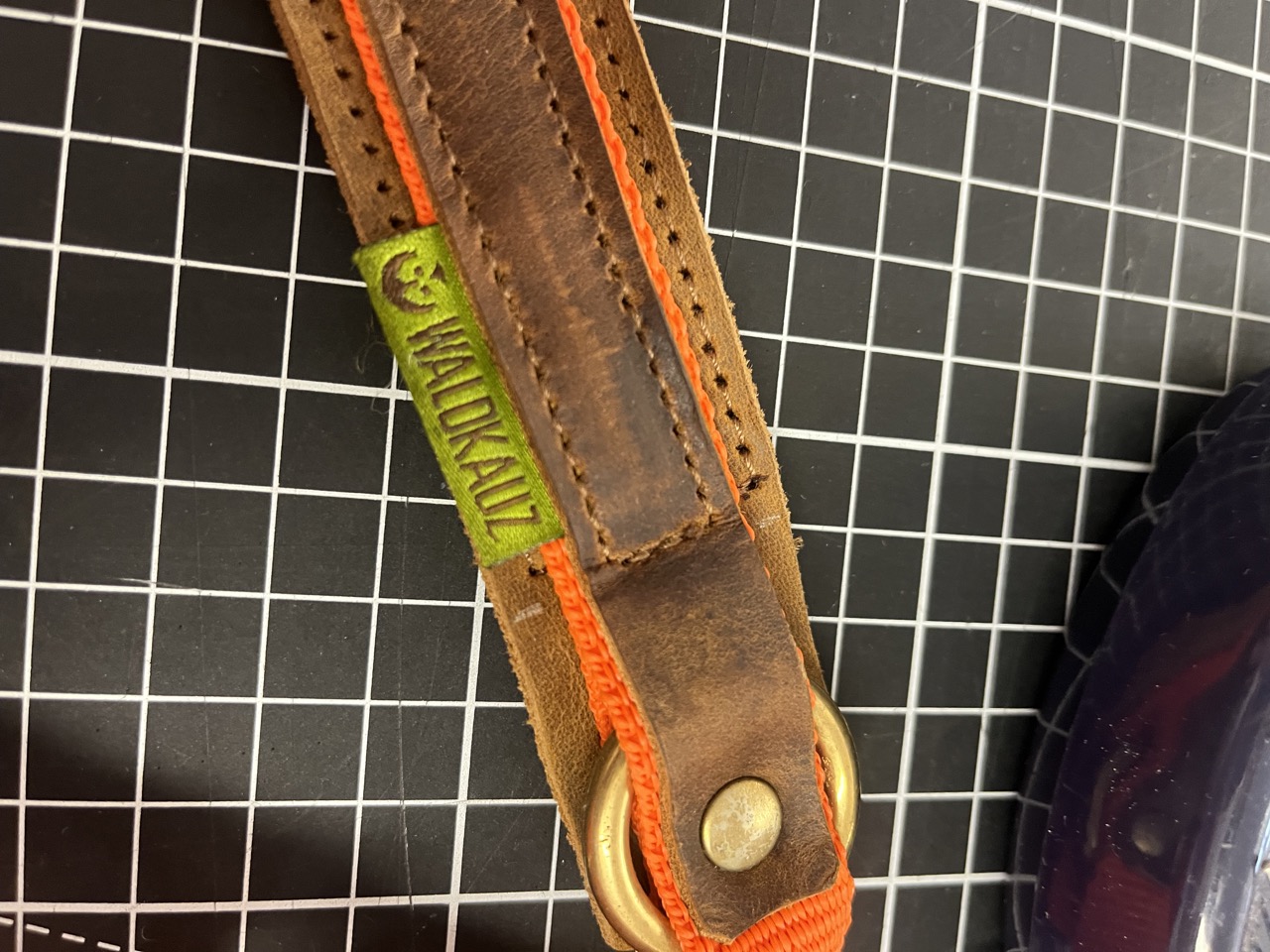 Zug-Stopp-Halsband "Bremso", Orange, Größe L - B-Ware