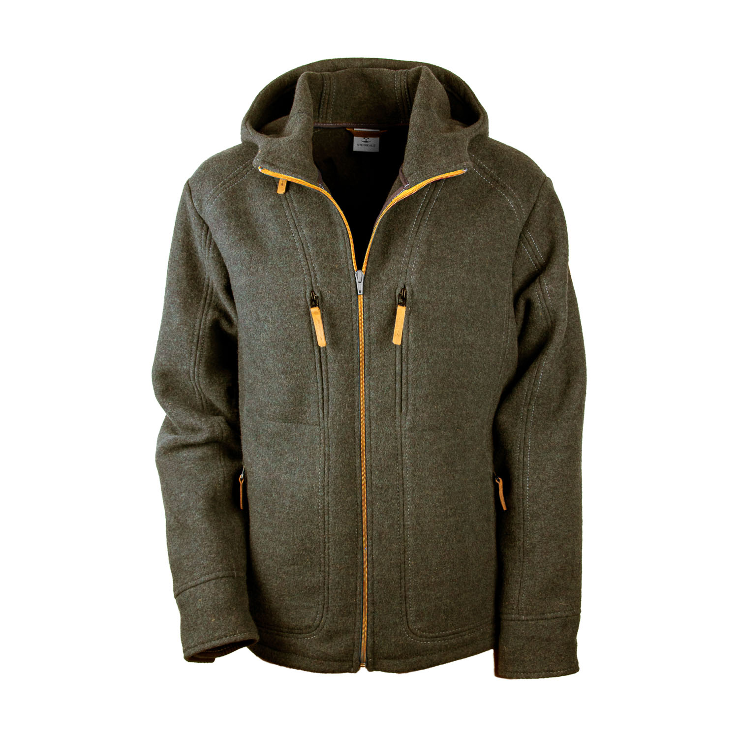Loden fleece hoodie