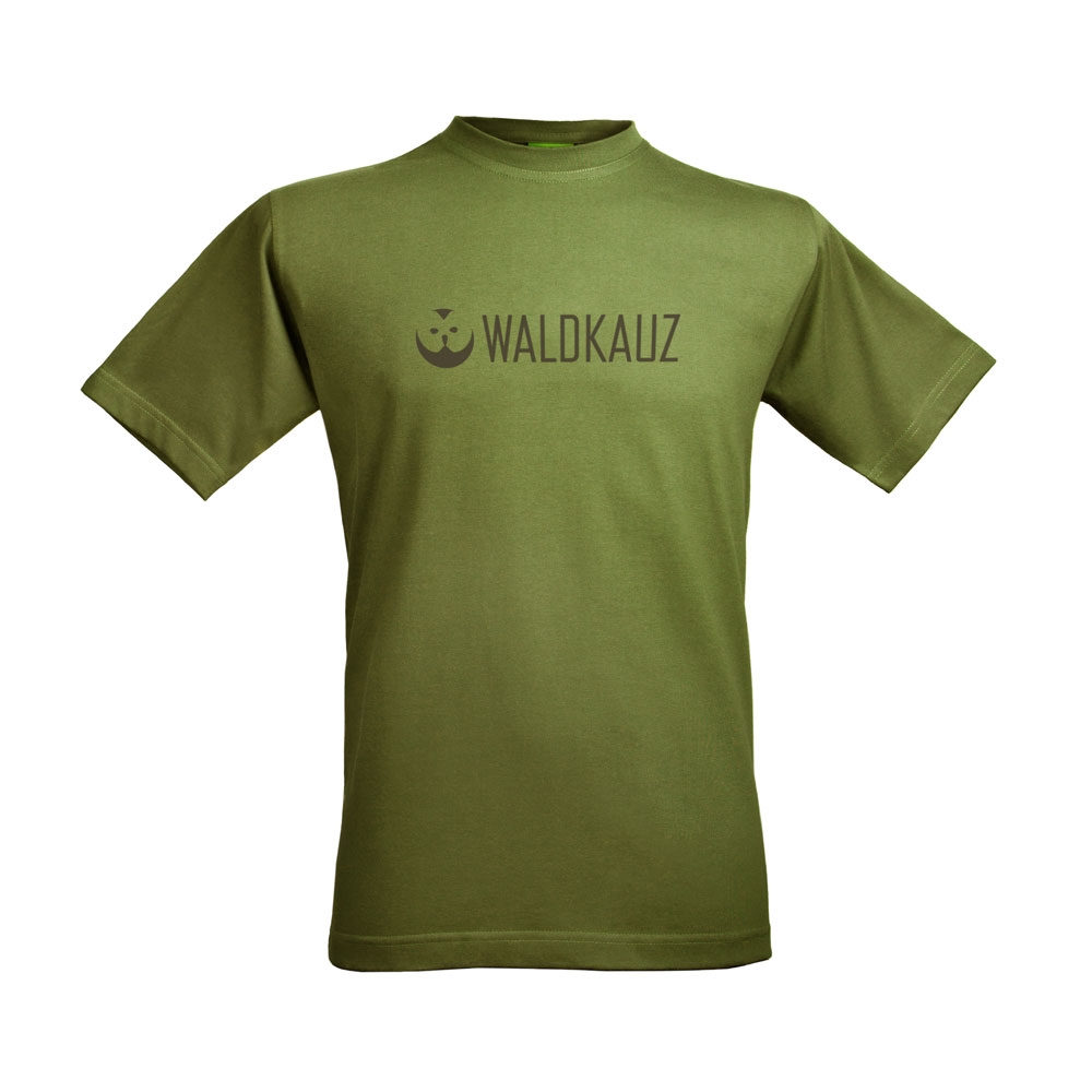Herren T-Shirt, "Logo" moosgrün