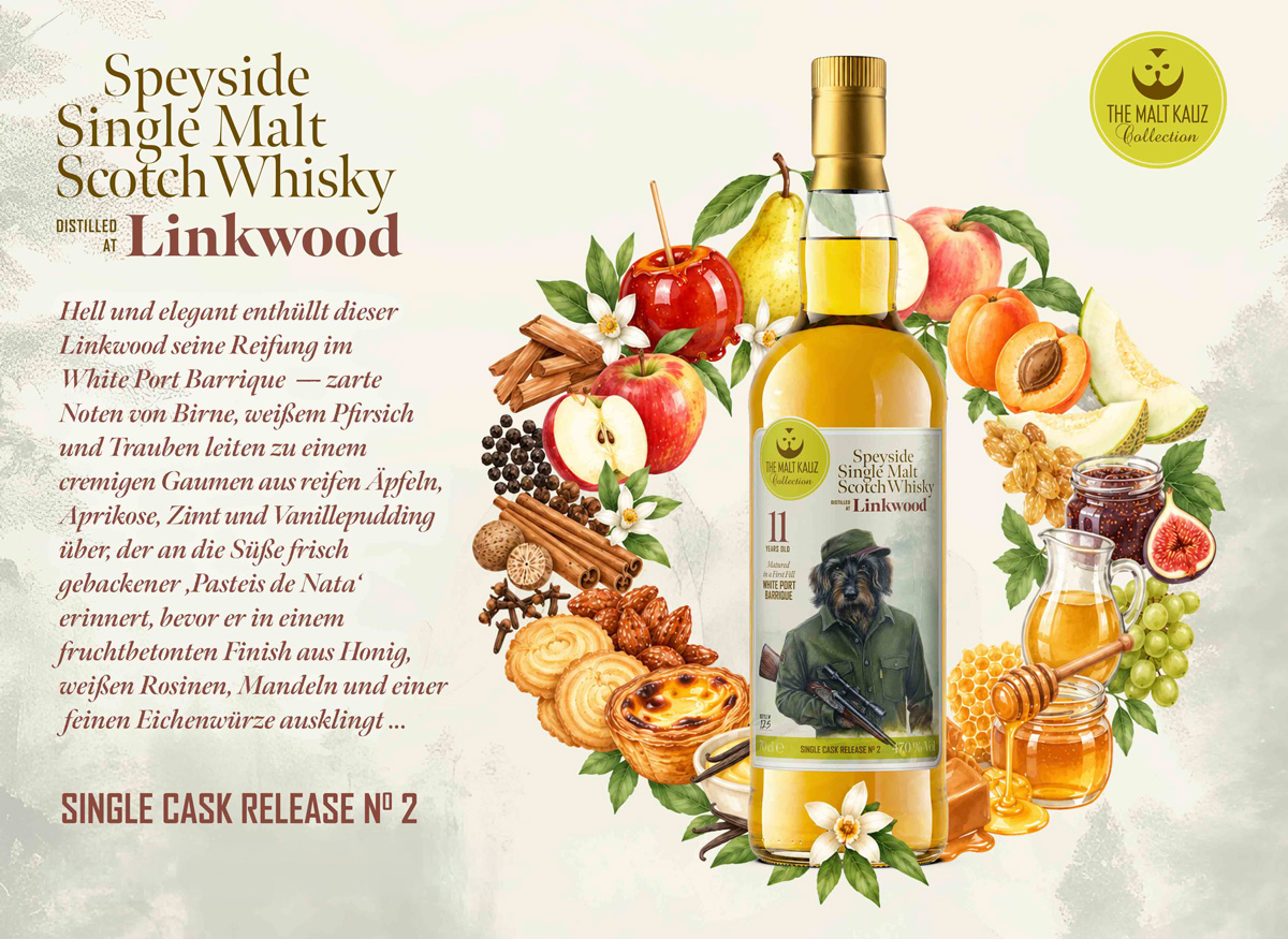 THE MALT KAUZ No.2 Single Malt Scotch Whisky - Linkwood 11yo