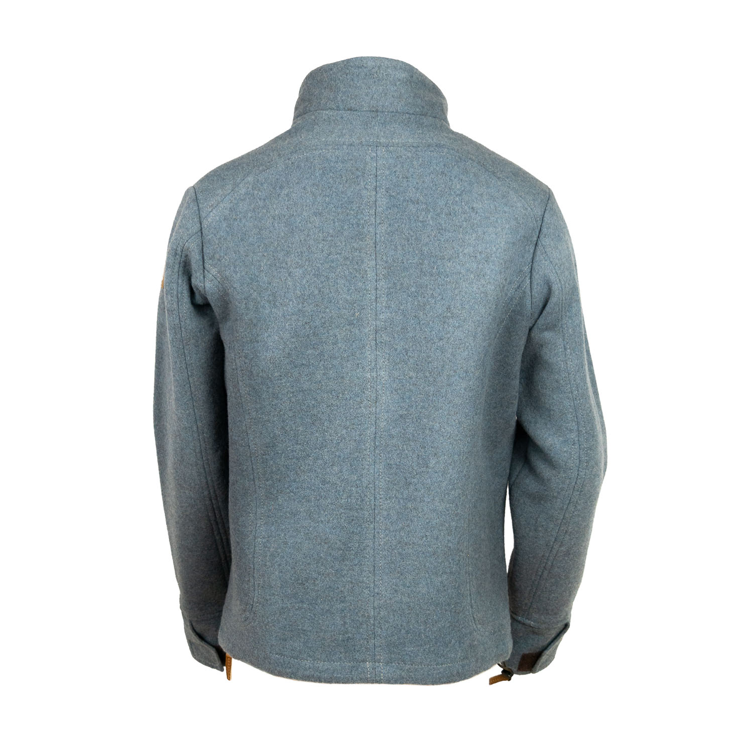 Lodenjacke, hellblau hellblaue Wolljacke aus Lodenfleece