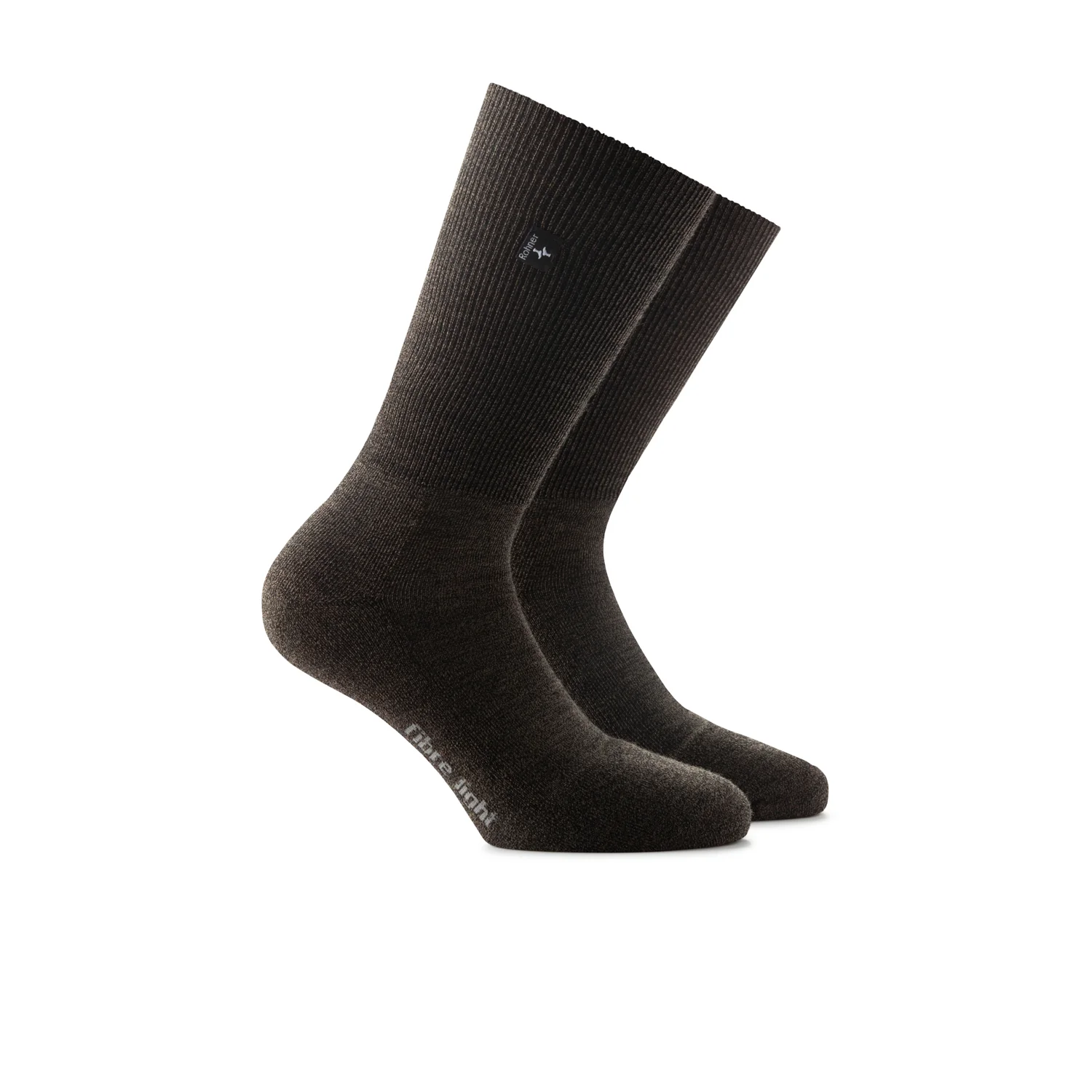 Rohner Fibre Light SupeR Sock, brown melange