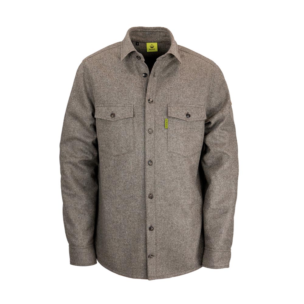 Merino-Lodenhemd "Grimbart" Grau Merino-Lodenhemd "Grimbart" Grau
