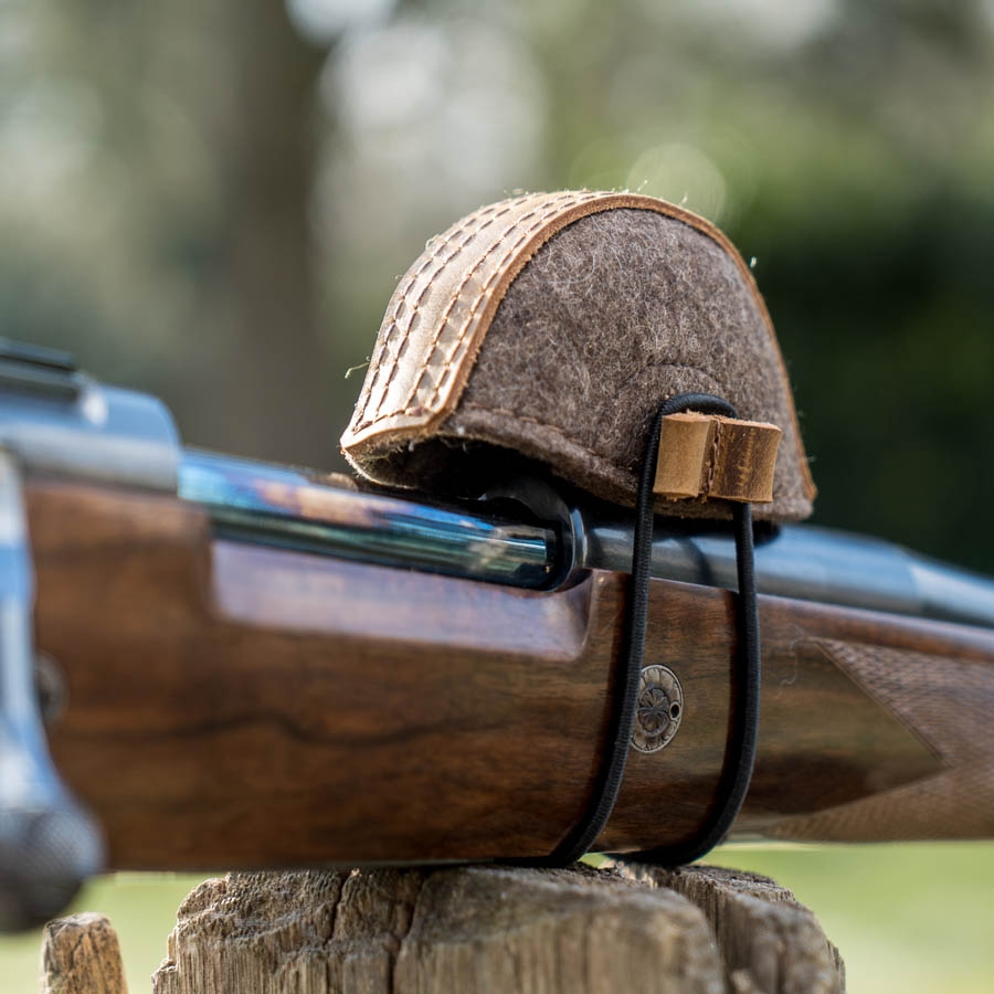 Abbildung des Drückjagd-Viesier-Schutzes Bild des Drückjagd-Visiers an der Optik