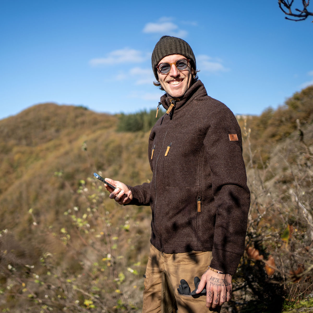 Kragenhuber Lodenfleecejacke