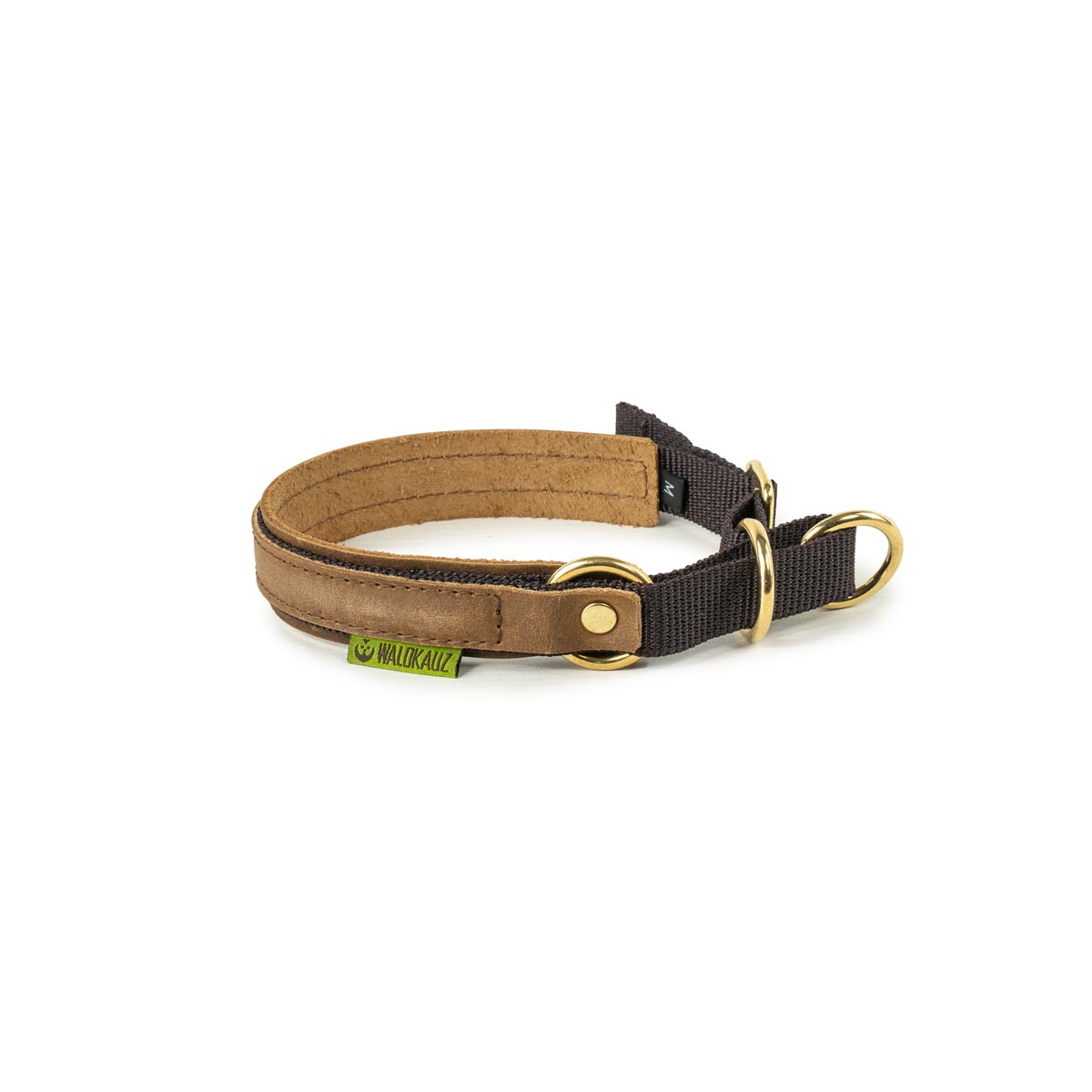 Zug-Stopp-Halsung braun kleines Zug-Stopp-Halsband braun