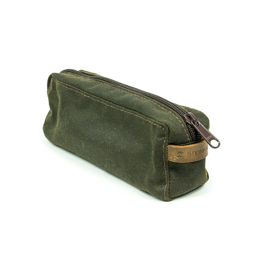Waxcotton-Etui "Krämerling", Oliv Waxcotton-Etui "Krämerling", Oliv