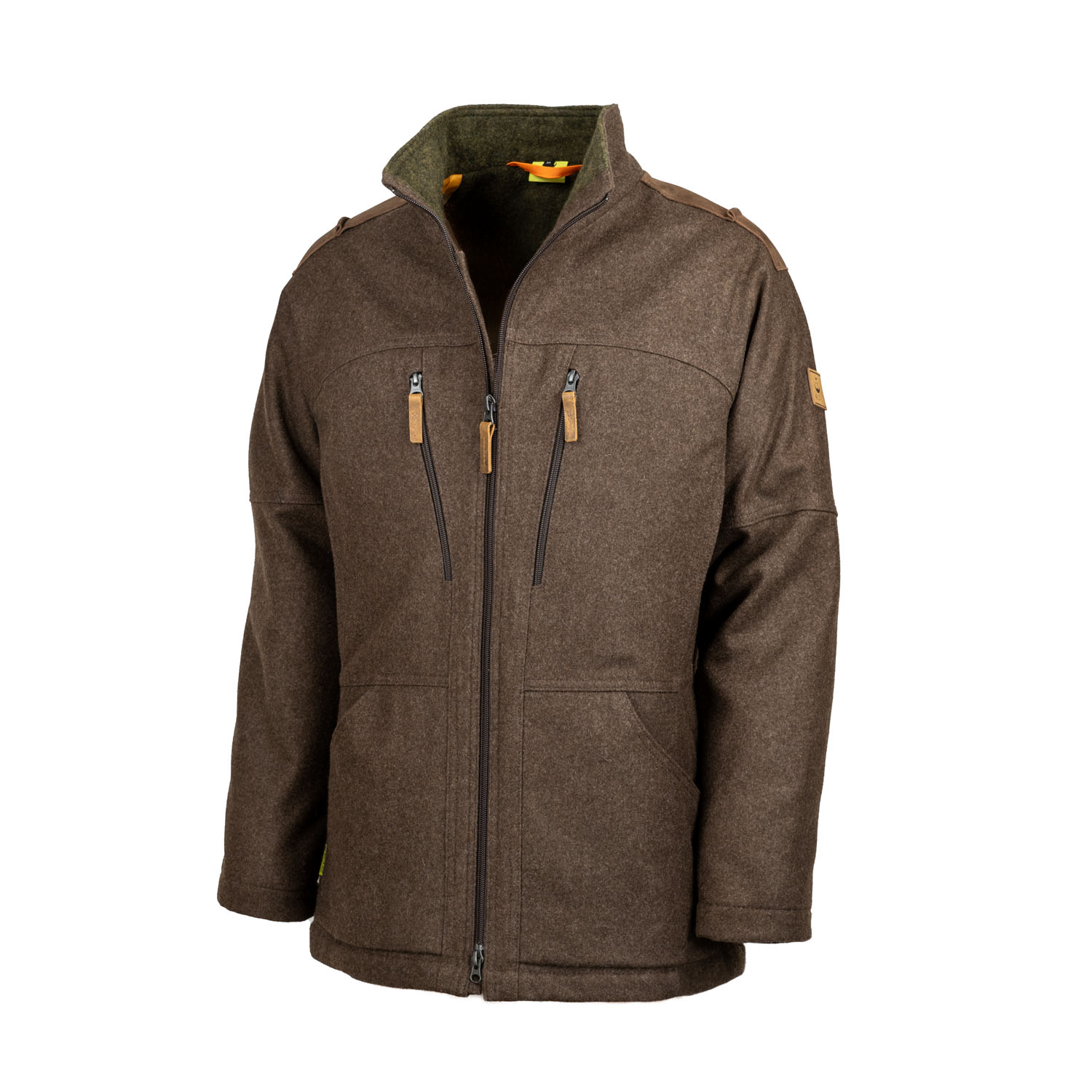 Loden Hunting Jacket “Vitus II”, dark brown