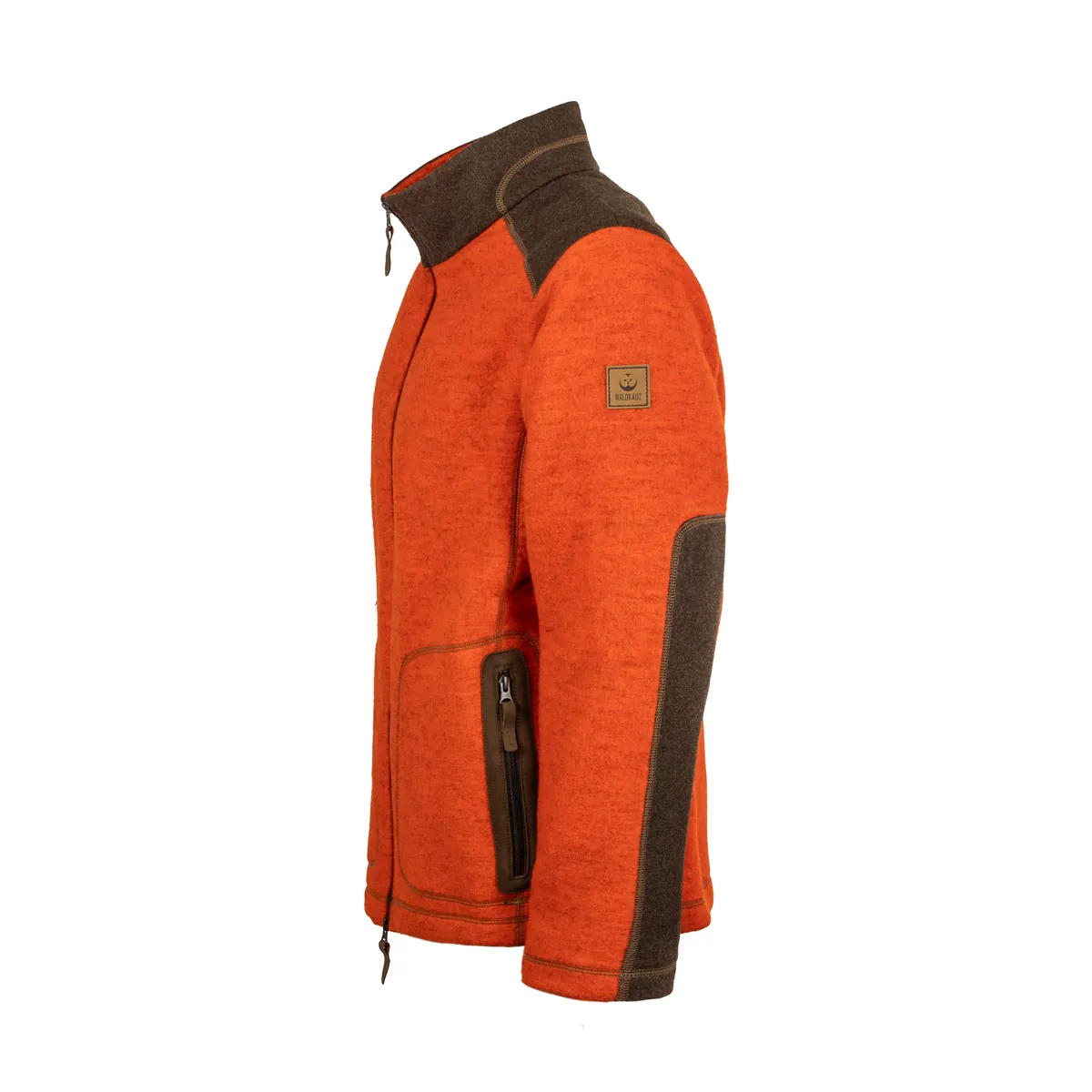 Loden fleece jacket, color cappuccino, for hunting. Loden fleece jacket, color cappuccino, for hunting.